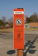 jpeg thumbnail image of AT&T railroad ROW route marker